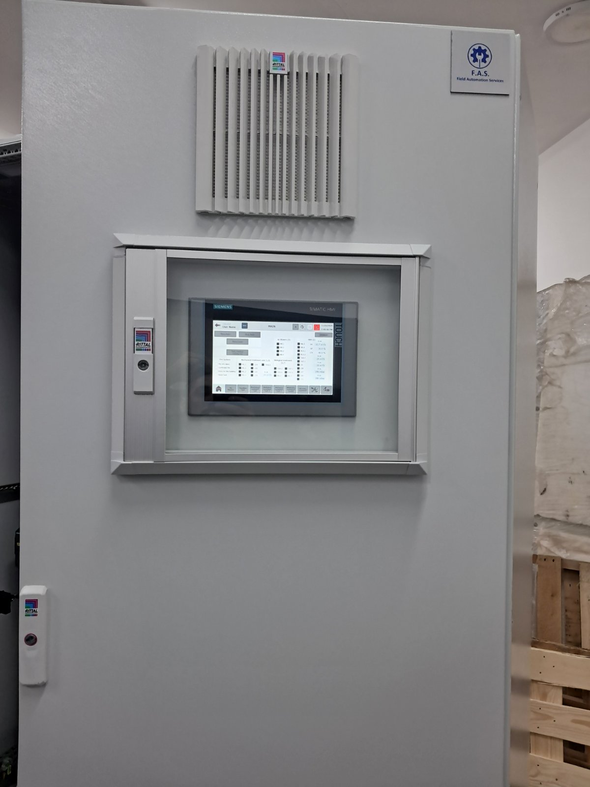 Supervisory Control System for a Wastewater Treatment Plant
