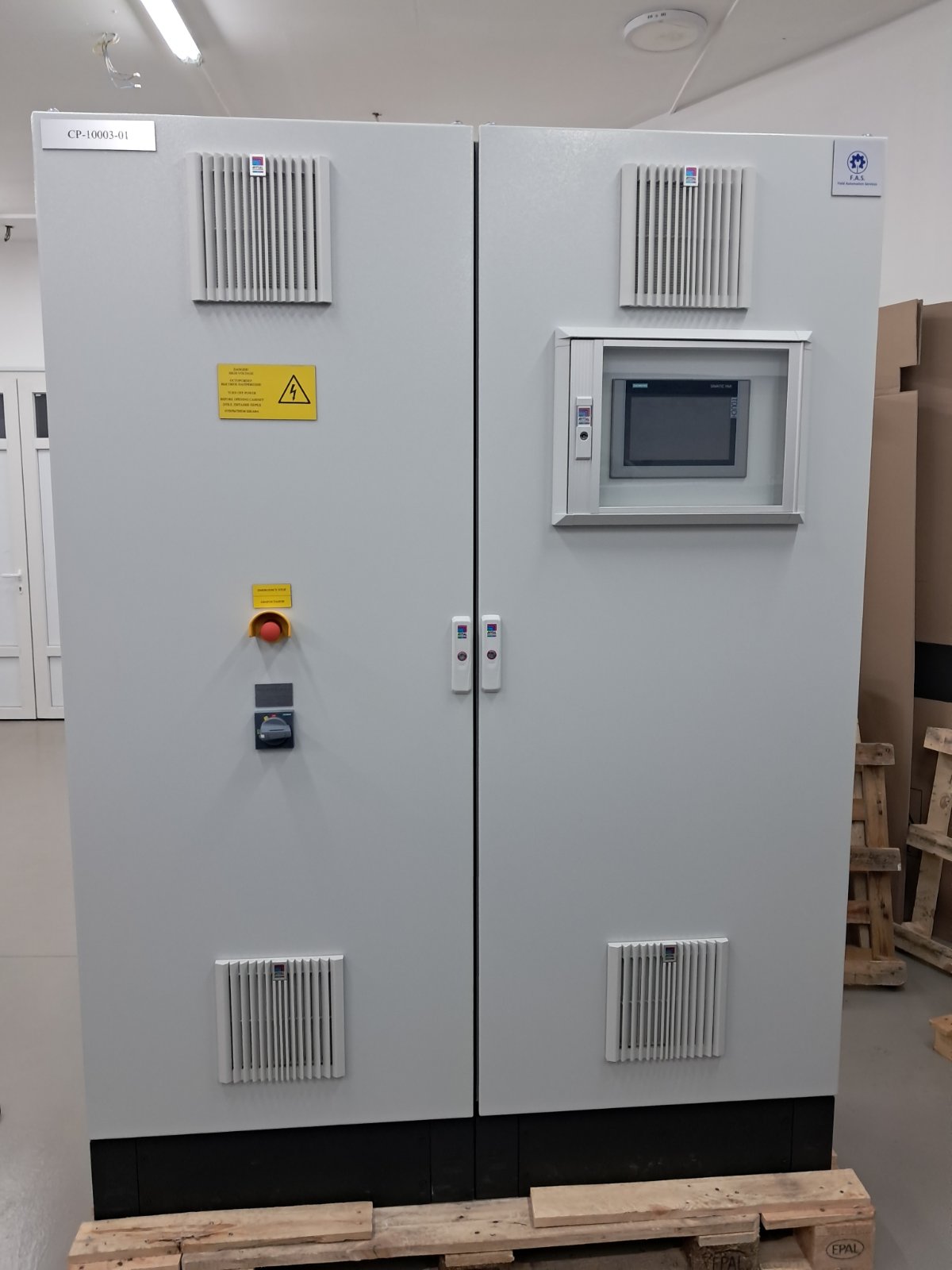Supervisory Control System for a Wastewater Treatment Plant